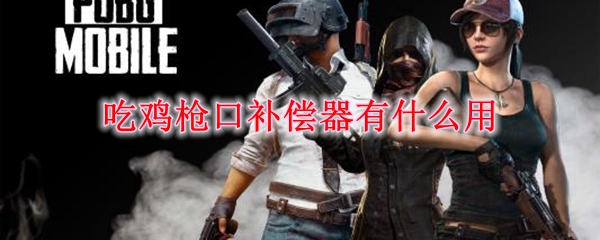 绝地求生枪口补偿器的用处