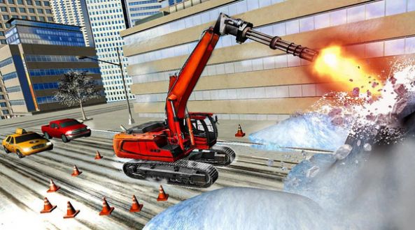 Snow Rescue op : Excavator 3D